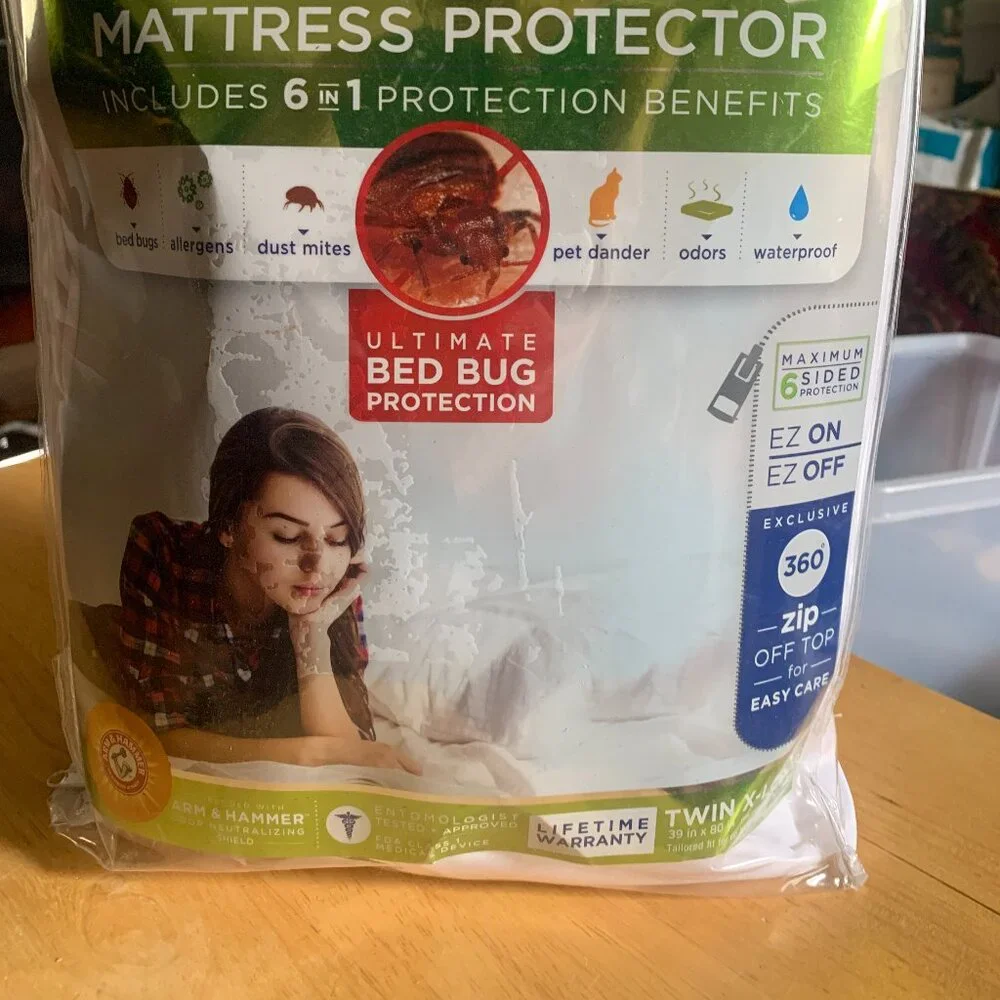 BEDDING - NEW Sleep Safe Ultimate Anti-Bed Bug Mattress Protector, Twin XL